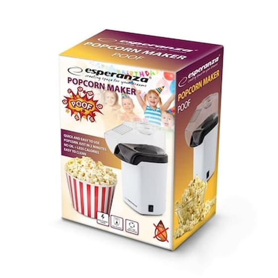 Μηχανή Pop-Corn ESPERANZA EKP005W 1200W Λευκό image 1