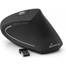MediaRange MROS233 Ασύρματο Εργονομικό Vertical Ποντίκι - Μαύρο