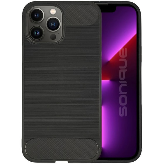 Θήκη Apple iPhone 13 Pro Max - Sonique Carbon Brushed - Μαύρο image 0