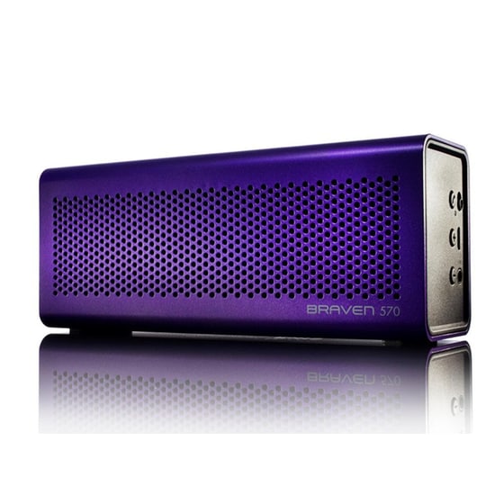SPEAKERS BRAVEN 570 PURPLE image 0