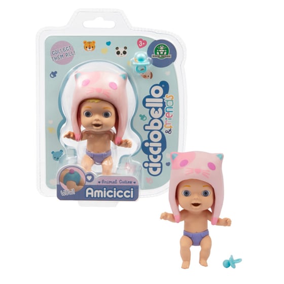 Cicciobello Amicicci Κουκλάκι Animal Cuties (5 Σχέδια) image 15