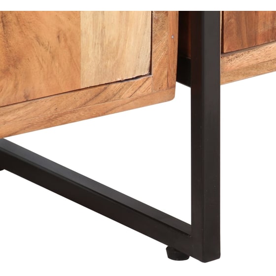 Βιβλιοθήκη VidaXL Μεταλλική με 2 Πόρτες 124x180 cm - Καφέ image 7