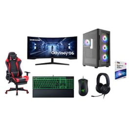 Bundle Desktop Intra (Ryzen 7-5700X/16 GB/1TB SSD/GeForce RTX 5050/Win11Home) + Samsung Gaming Monitor 34'' G55 UWQHD 165Hz 1ms + Razer DeathAdder Essential + Razer Ornata V3 Χ + Razer Kraken X Lite + Καρέκλα Gaming ArteLibre Sligo + Antivirus Bitdefender