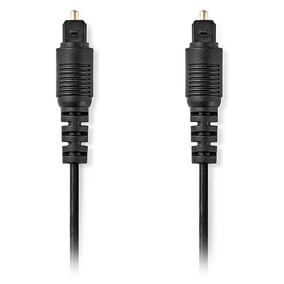 Καλώδιο Ήχου Nedis CAGL25000BK10 TOSLINK male σε TOSLINK male - 1m - Μαύρο image 1