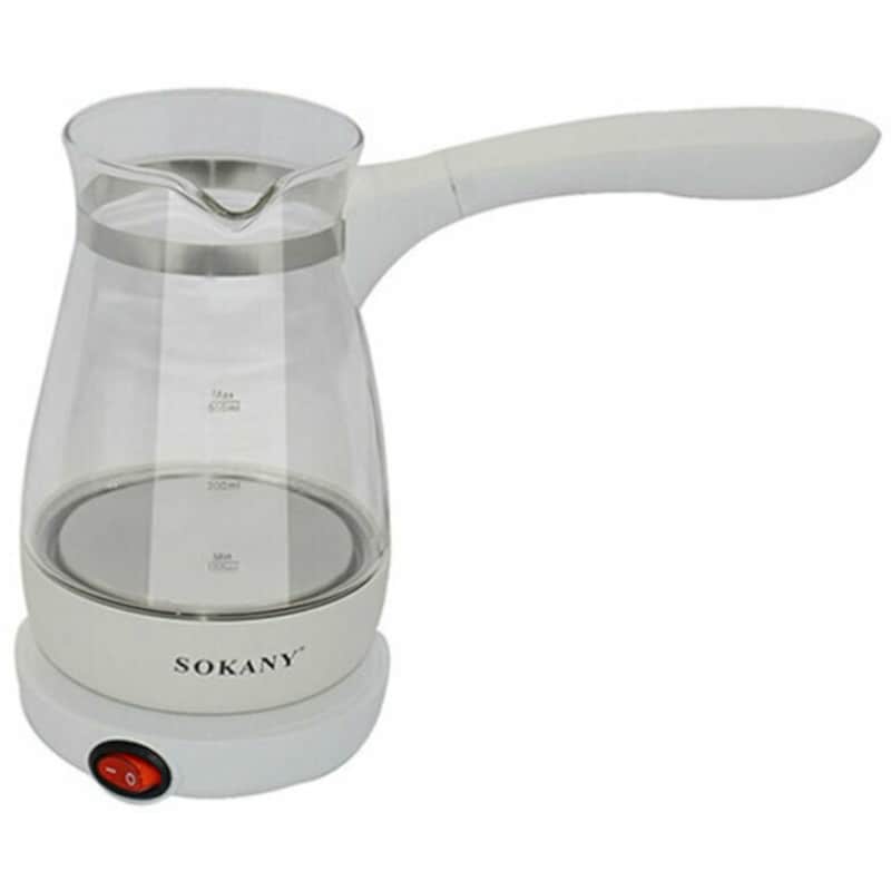 Ηλεκτρικό Μπρίκι SOKANY YLW-607 600 W 0.5 L Λευκό
