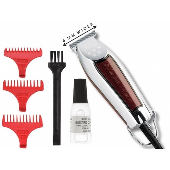 WAHL Detailer Wide 5 Star Series 08081-1216H Trimmer Ενσύρματο Ασημί image 1