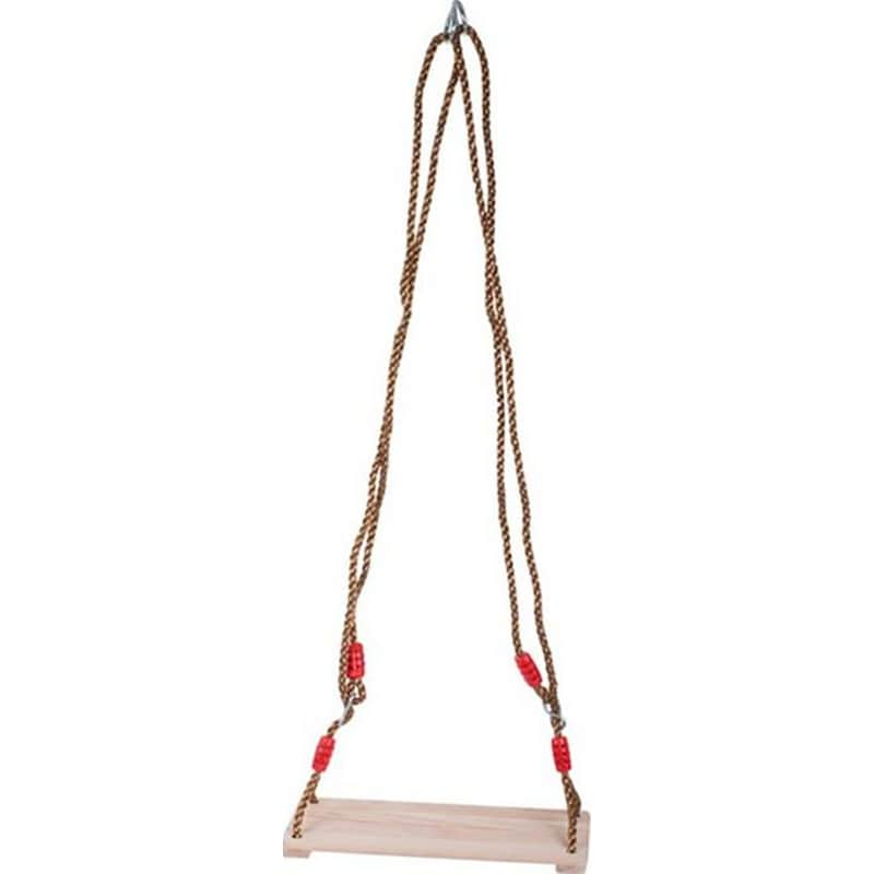 ARIA TRADE Κρεμαστή Κούνια Κήπου Aria Trade Ξύλινη, Μπεζ - 40x16x3.5 cm
