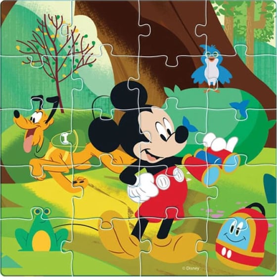 Μαγνητικό Παζλ 3χ20 Τεμ. Mickey Mouse image 1