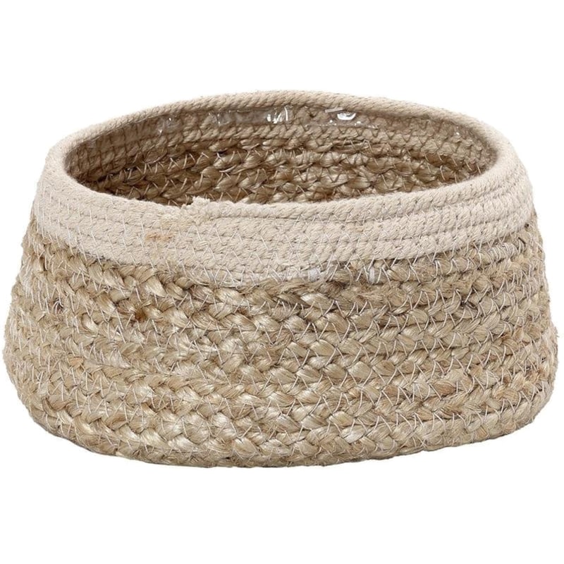 ESPIEL Καλάθι Αποθήκευσης Espiel Ψάθινο 19x8cm - Καφέ