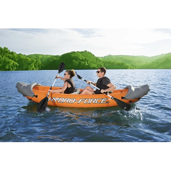 Καγιάκ Φουσκωτό Διθέσιο Bestway Hydro-Force Rapid Χ2 321cm - Πορτοκαλί/ Γκρι image 7