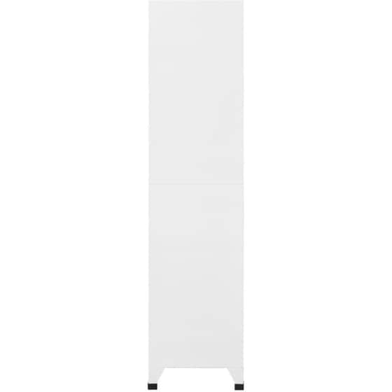 Φοριαμός VidaXL Μεταλλικός 90x45x180 cm - Λευκό image 4