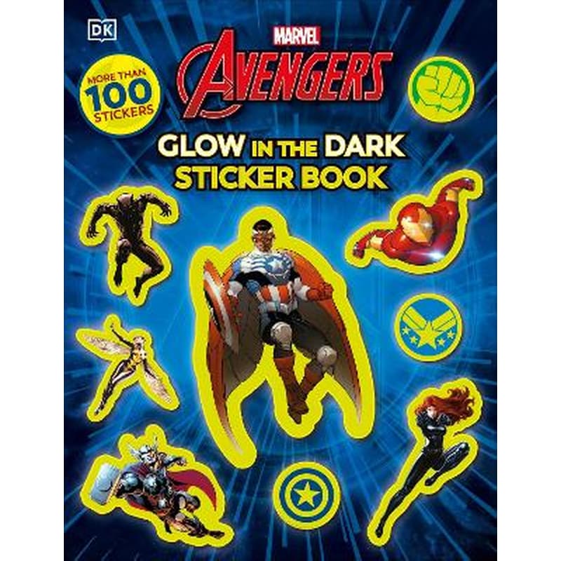 Marvel Avengers Glow in the Dark Sticker Book