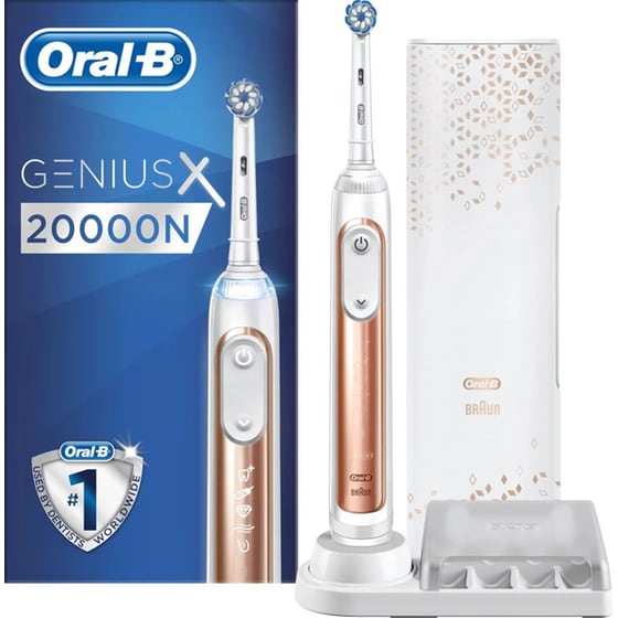 Ηλεκτρική Οδοντόβουρτσα ORAL-B Genius X 20000N - Ροζ/ Χρυσό image 0