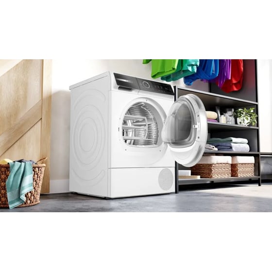 BOSCH WQB246C9GR 9 kg με Αντλία Θερμότητας Λευκό Στεγνωτήριο Ρούχων image 1
