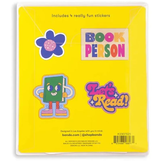 Αυτοκόλλητα Ban.do Βινυλίου Book Person (1 Φύλλο - 4 Τεμάχια) image 2