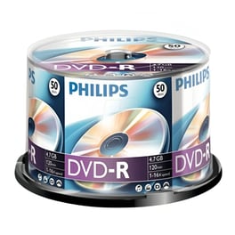 Δίσκοι CD/DVD Philips DVD-R 4.7 GB 50τμχ
