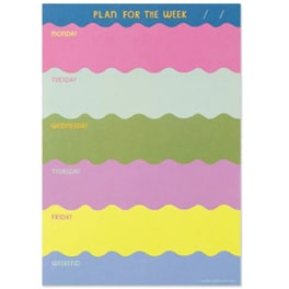 Πλανόγραμμα Εβδομαδιαίο Μαγνητικό Raspberry Blossom Waves Weekly Planner