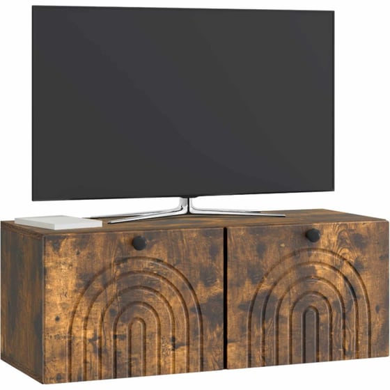 Επιτοίχιο Έπιπλο Τηλεόρασης VidaXL 78.5x31x30 cm - Καφέ Δρυς image 1