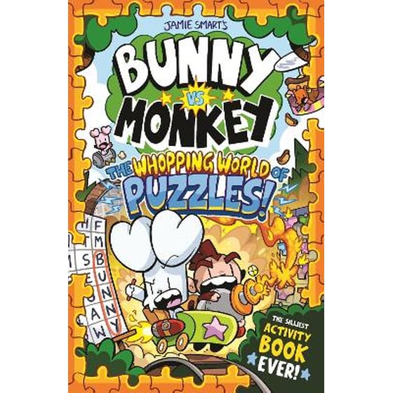 Bunny vs Monkey: The Whopping World of Puzzles (a Phoenix Comic Book, from the million-selling Jamie Smart, Illustrator of the Year) image 0