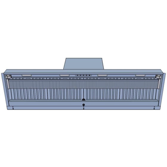 AIRFORCE F300NODROPIX/A120 No Drip 120 cm Inox Μηχανισμός Απορρόφησης image 1