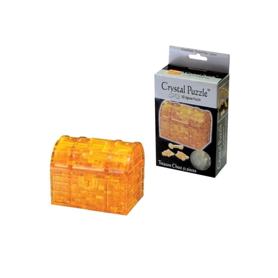 3D Παζλ Yellow Treasure Box (52 Κομμάτια) image 1