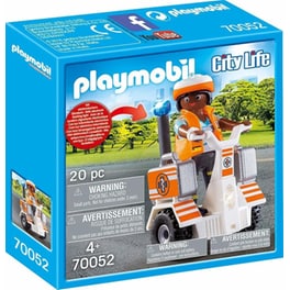 PLAYMOBIL® City Life Διασώστρια με Self-Balance Scooter (70052)