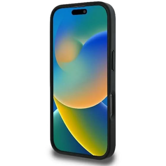 Θήκη Apple iphone 16 Pro Max - Karl Lagerfeld Monogram Ikonik Patch Saffiano - Μαύρο image 2