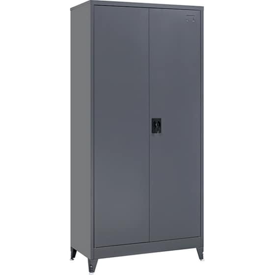Ντουλάπα Vesta Δίφυλλη Μεταλλική 70x40x181cm - Ανθρακί image 0