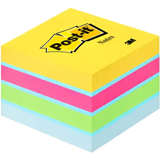 Κύβος Σημειώσεων 3M Post-it 51x51 mm (400 Φύλλων - 1 Τεμάχιο) image 0