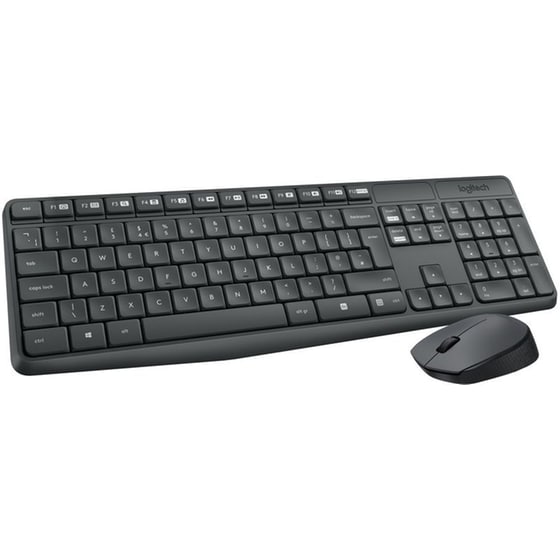 Logitech MK235 Ασύρματο USB Σετ Πληκτρολόγιο & Ποντίκι Grey (US) image 2