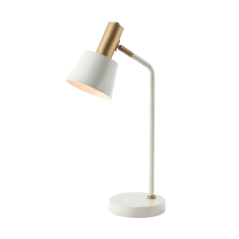 ZAMBELIS LIGHTS Πορτατίφ Zambelis 20221 από Αλουμίνιο 24x13x44 cm - Λευκό/Χρυσό