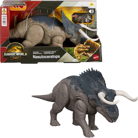 Mattel Φιγούρα Jurassic World Wild Roar Dinosaur Chomp με Ήχους & Κίνηση 1 Τμχ - Τυχαία Επιλογή Σχεδίου image 3