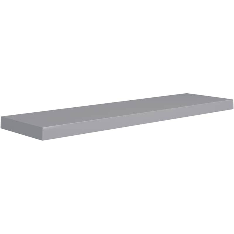 VIDAXL Ράφι Τοίχου VidaXL από MDF 90x23.5x3.8 cm - Γκρι