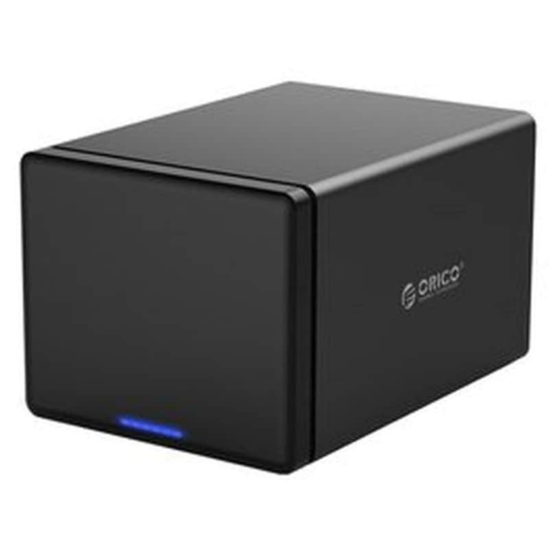 ORICO Θήκη NAS Orico για 5x 3.5 HDD USB 3.0 5Gbps 80TB - Μαύρη