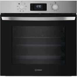 INDESIT IO 255HU X 71 Lt Inox Εντοιχιζόμενος Φούρνος Άνω Πάγκου