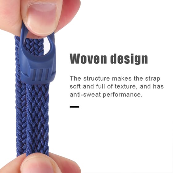 Λουράκι Sonique Braided για Xiaomi Mi Band 3/Mi Smart Band 4/5/6 - Χακί image 1