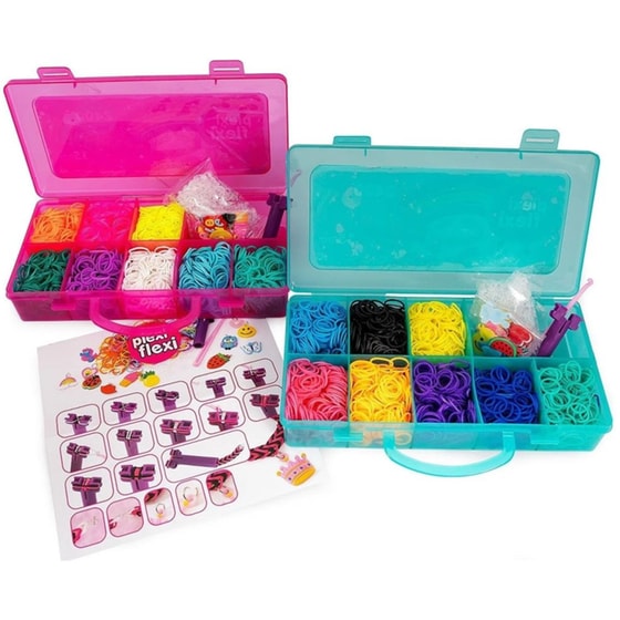 Plexi Flexi Θήκη Με 2400 Λαστιχάκια & 15 Αξεσουάρ image 2
