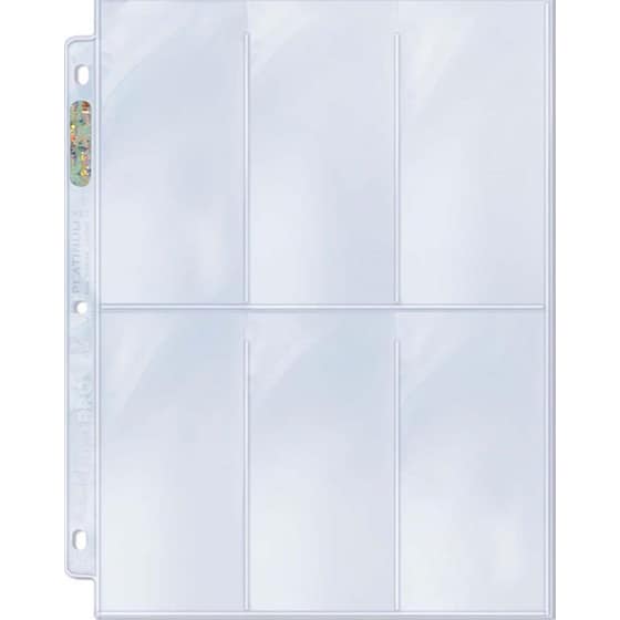 Ultra Pro 6-pocket Platinum Σελίδες Αποθήκευσης Καρτών image 0