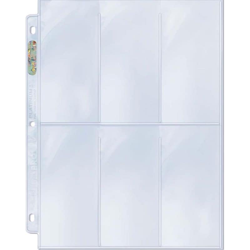 ULTRA PRO Ultra Pro 6-pocket Platinum Σελίδες Αποθήκευσης Καρτών