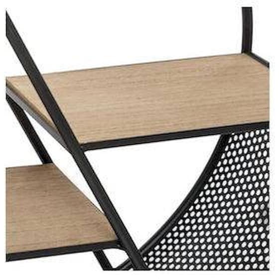 Ραφιέρα Aria Trade Τimeo Round από Μέταλλο 50x18x55.5 cm - Μαύρο image 1