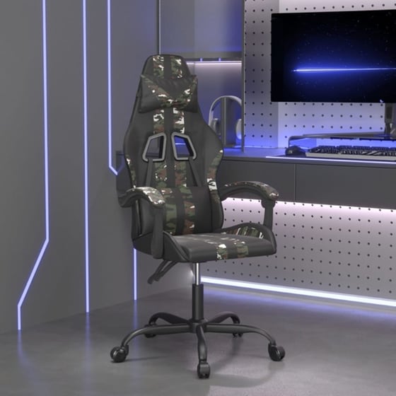 Καρέκλα Gaming VIDAXL 349530 από Τεχνητό Δέρμα - Μαύρο image 8