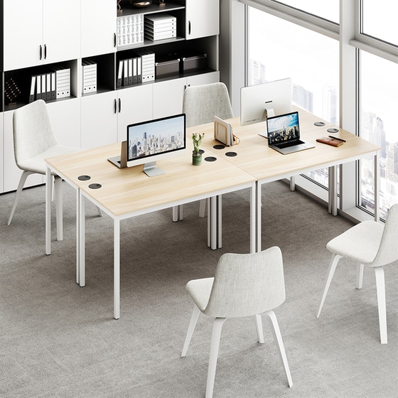 Γραφείο Μελέτης Eureka Ergonomic από Μοριοσανίδα 120x60cm - Μπεζ image 3