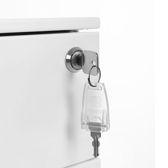 Συρταριέρα Γραφείου Songmics Ofc60wt από Μέταλλο 52x39x60cm - Λευκό image 6