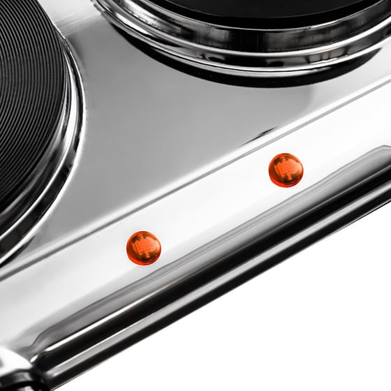 LEXICAL LHP-2704 2200 W Επιτραπέζια Εστία  Ασημί image 1