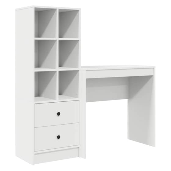 Γραφείο VidaXL 125,5x40x127 cm - Λευκό (2 τεμ.) image 0