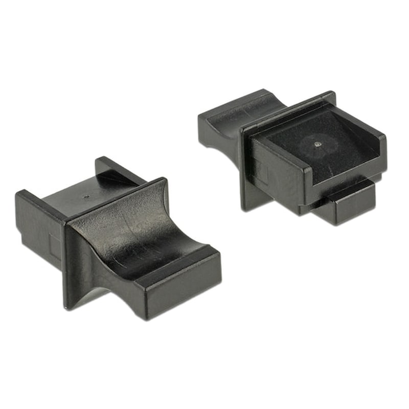 Delock Κάλυμμα Προστασίας Για Θύρα Rj45 64020, Μαύρο, 10τμχ
