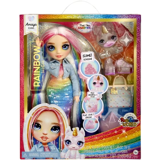 Rainbow High Κούκλα & Slime-Amaya (Rainbow) image 0
