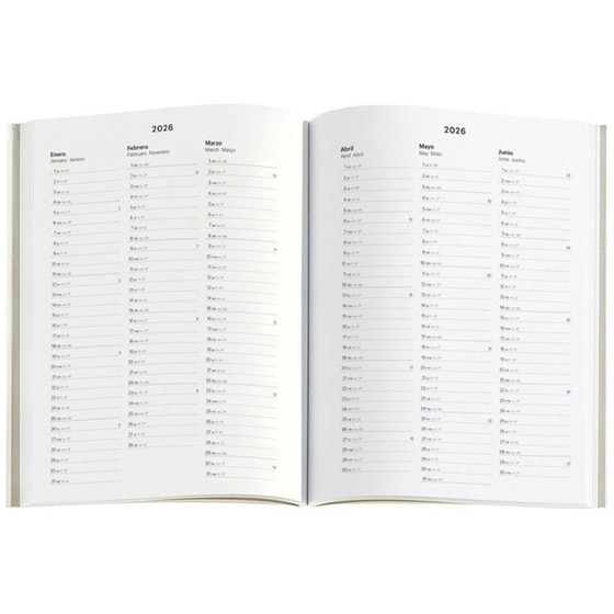 Ημερολόγιο Εβδομαδιαίο Miquelrius 2026 Back 2 Basics Sewn Magenta image 3