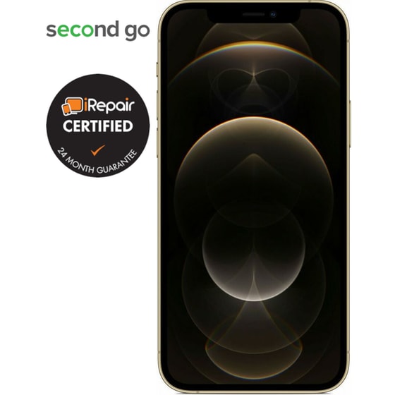 Μεταχειρισμένο Apple iPhone 12 Pro Max 128GB Gold second go Certified by iRepair image 1