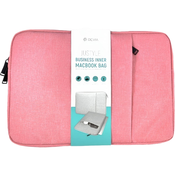 Θήκη Laptop Devia Justyle Business 16.2" Αδιάβροχη - Ροζ image 3